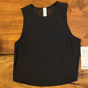 Lululemon Athletica Black Sculpt Cropped Tank